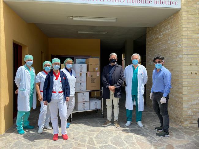 consegna presidi sanitari