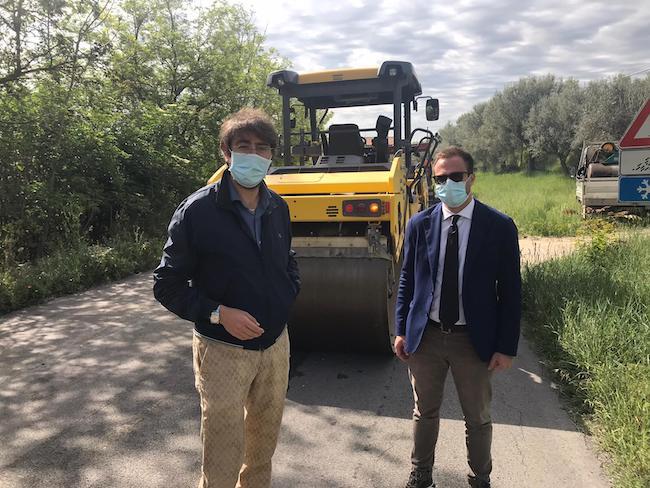 sopralluogo con di bonaventura costantini cantiere provinciale 262