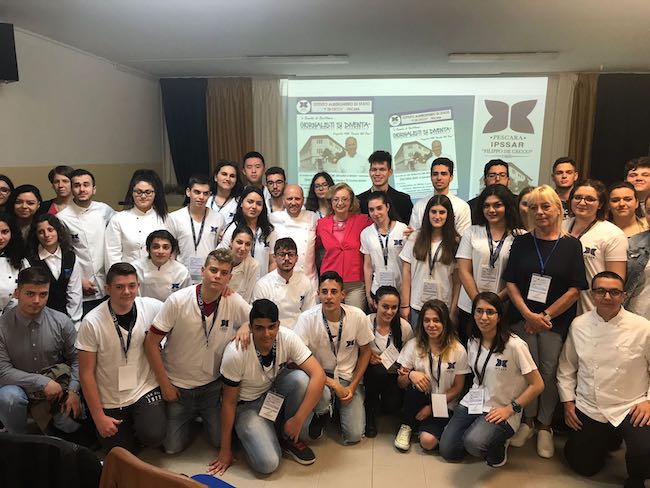 studenti giornalisti con heinz beck