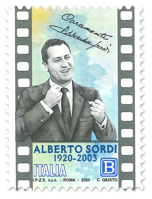 francobollo Alberto Sordi