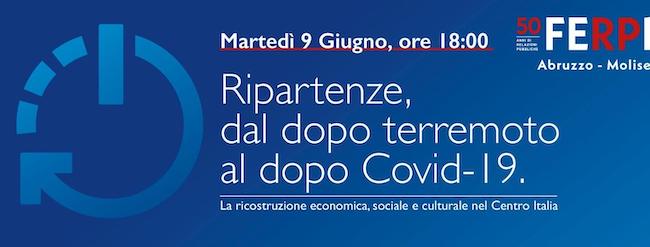 ripartenze dal dopo terremoto 8 giugno 2020