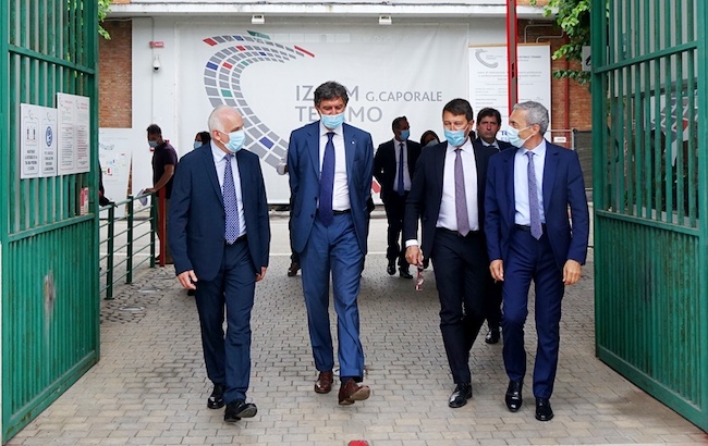 visita governatore marsilio izsam 17-06-2020