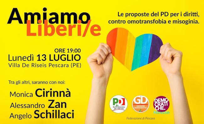 amiamo liberi 13 luglio 2020