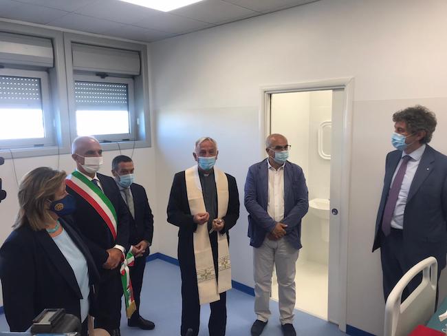 benedizione Pescara Covid Hospital