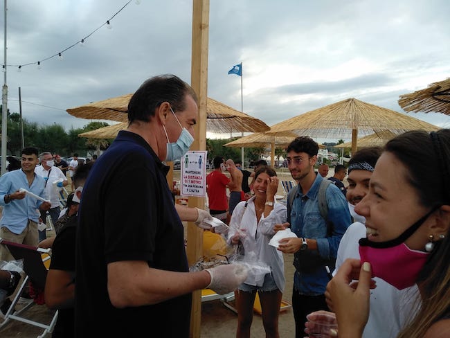 consegna mascherine fossacesia