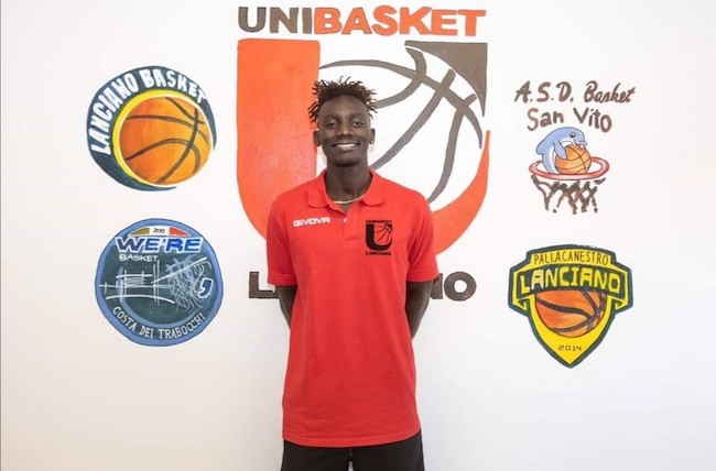 Constantin Maralossou Dabangdata nel roster dell'Unibasket Lanciano