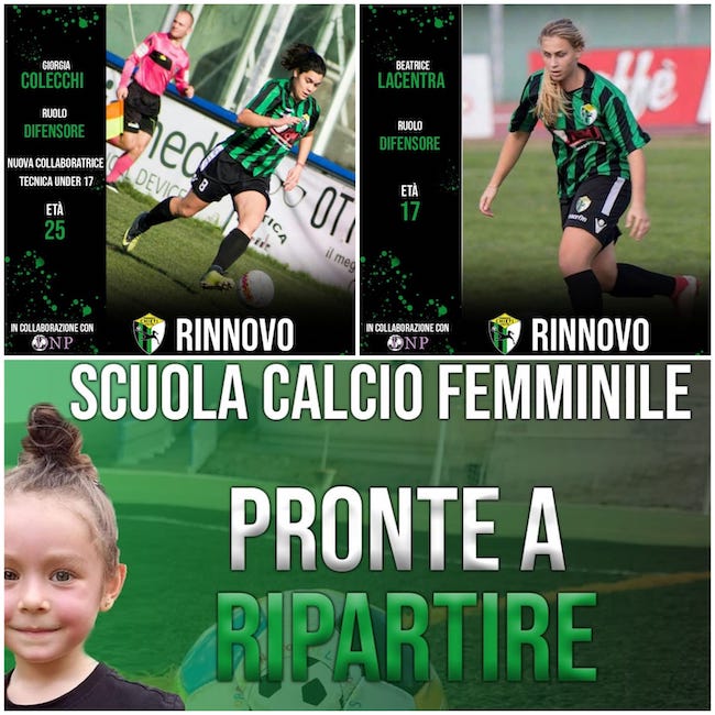 scuola calcio chieti calcio femminile