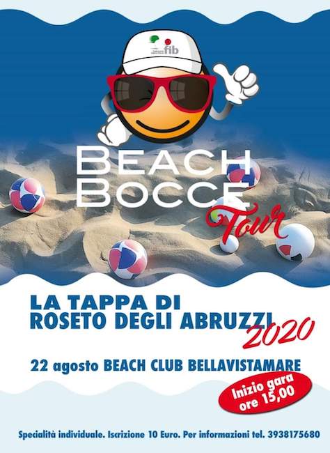 beach bocce tour 22 agosto 2020