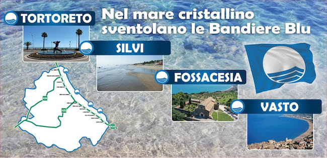 campagna bandiere blu abruzzo 2020