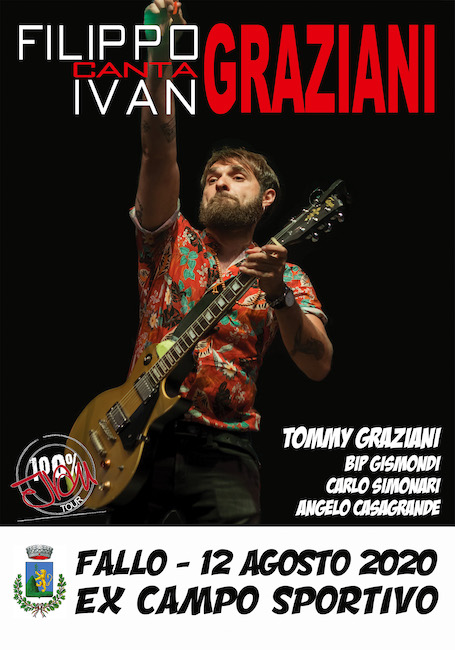 Filippo canta Ivan Graziani a Fallo il 12 agosto 2020