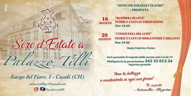locandina spettacoli palazzo tilli