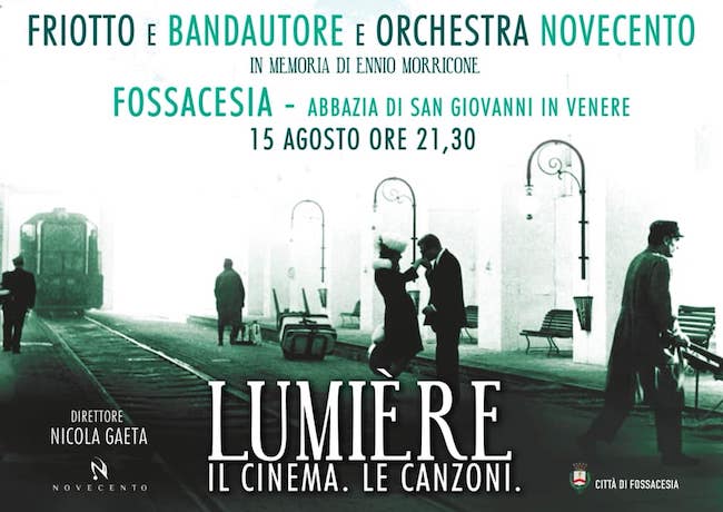 Ferragosto 2020 a Fossacesia con un concerto in memoria di Morricone