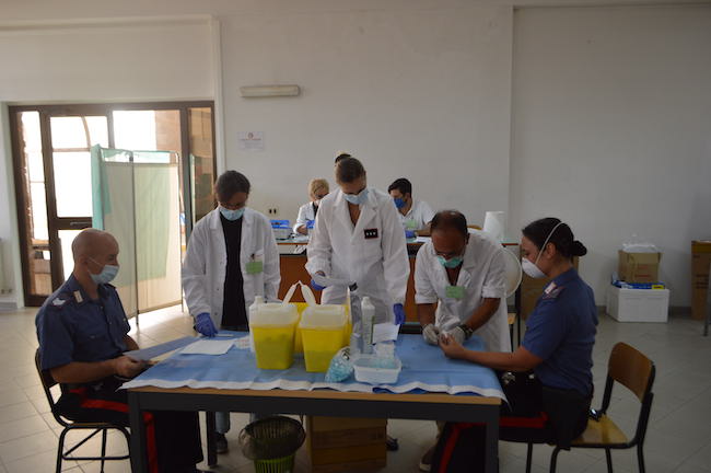 prelievi carabinieri chieti