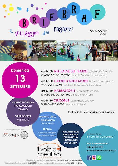 brif braf avezzano 13 settembre 2020