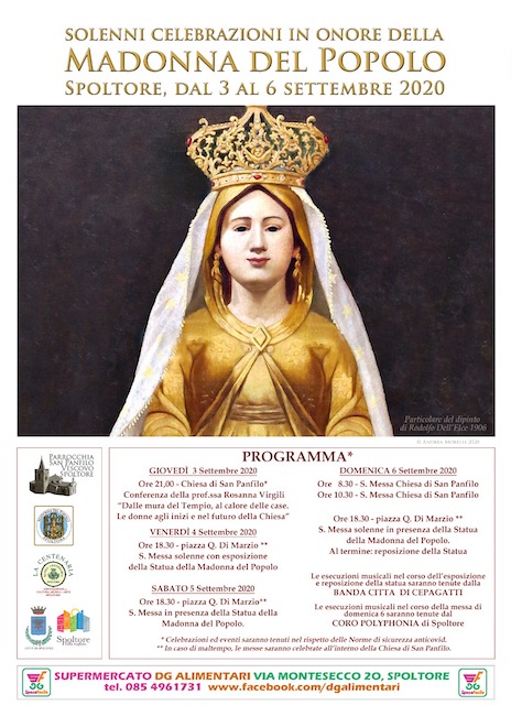 celebrazioni madonna del popolo 2020