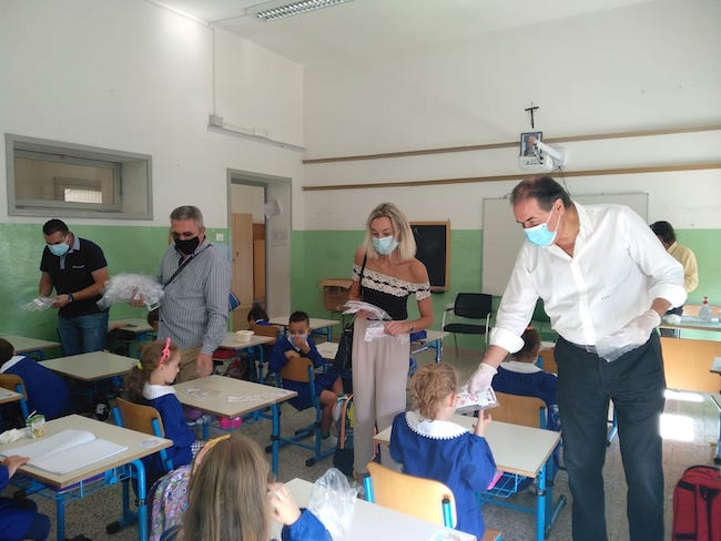 consegna mascherine speranza fossacesia