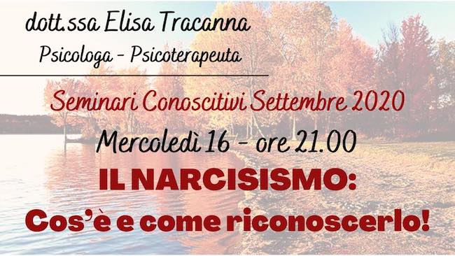 il narcisismo 16 settembre 2020
