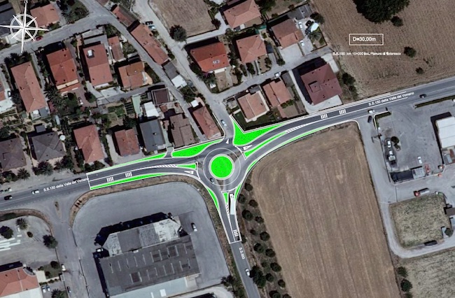 rotatoria ss150 bivio fontanelle