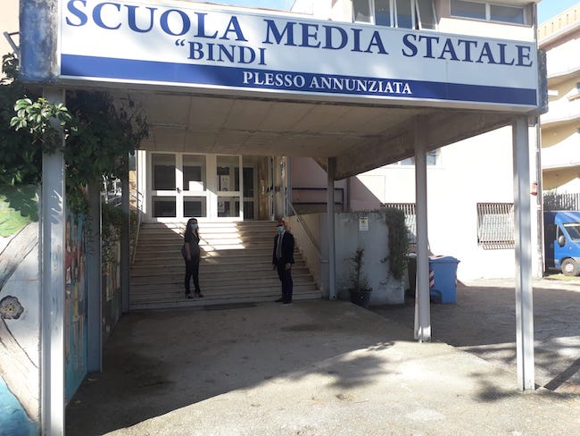 sindaco giulianova scuola bindi