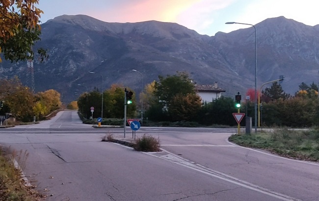 semaforo via lamaccio sulmona