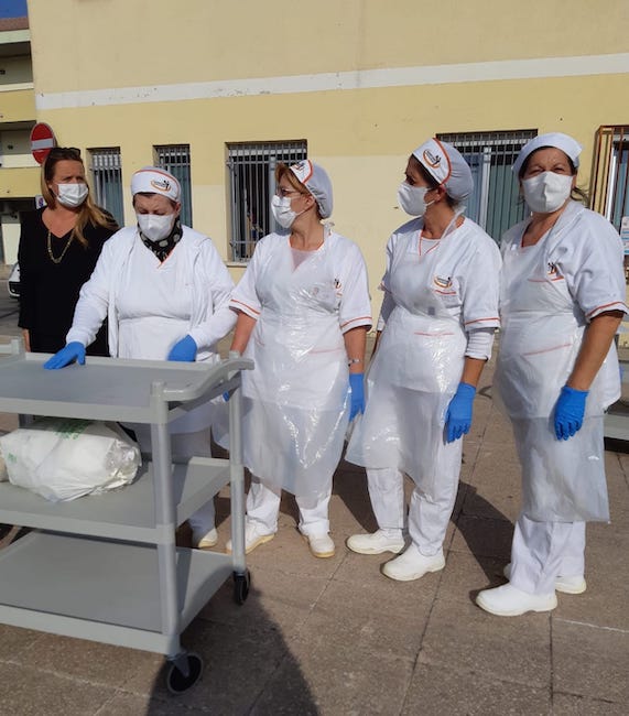 assessore di giovanni con dipendenti serenissima