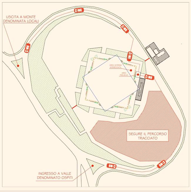 cartina drive in chieti