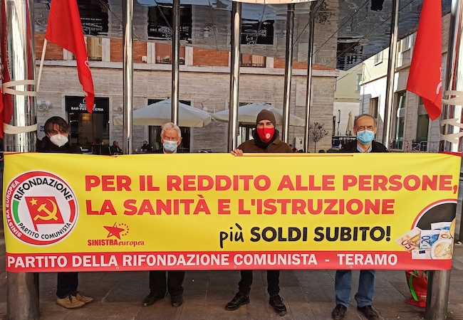 presidio rifondazione 7 novembre 2020