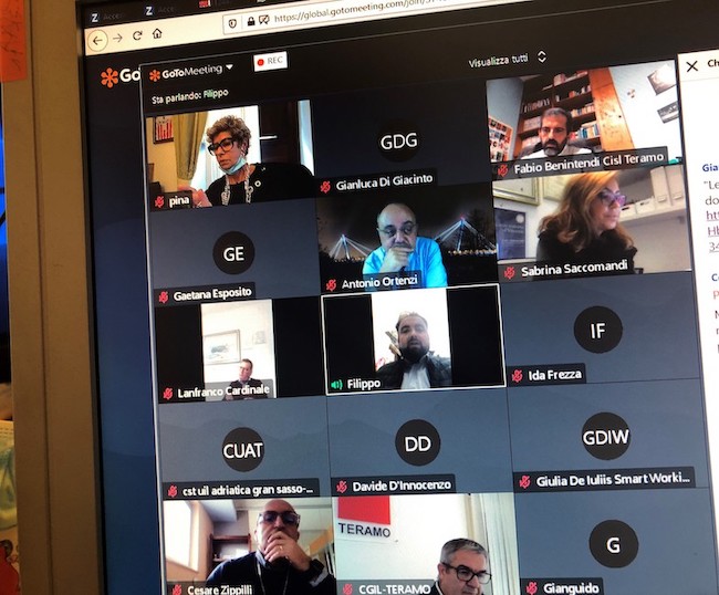 riunione gruppo di lavoro