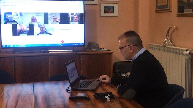 sindaco de martinis videoconferenza
