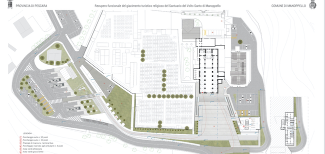 foto rendering recupero basilica Volto Santo