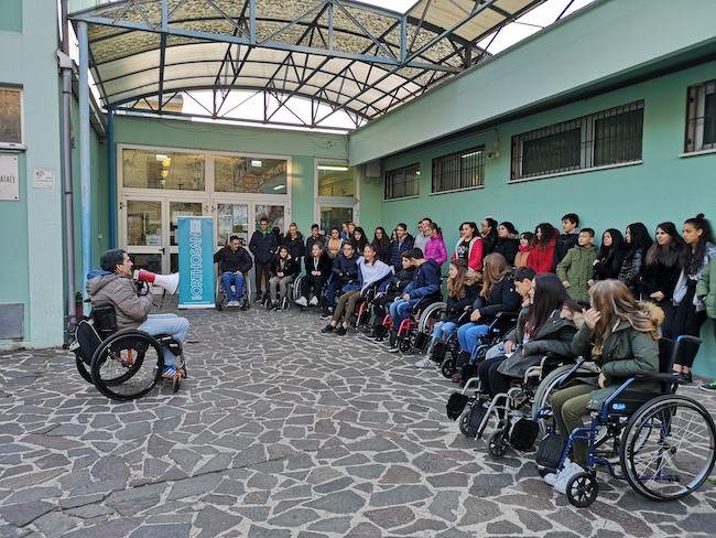 troiano delfico tutti carrozzina