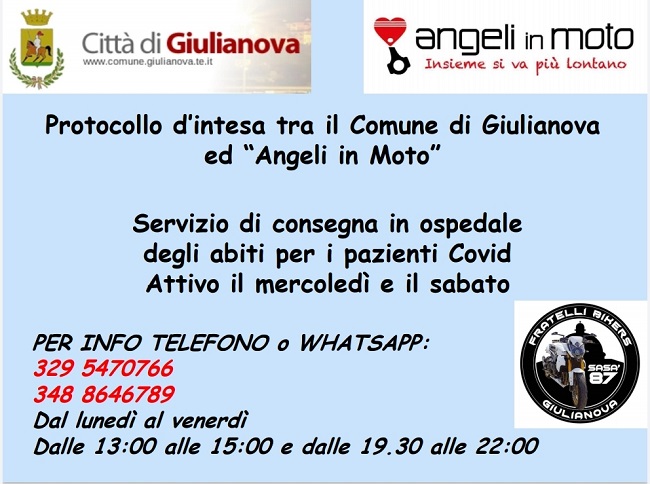 angeli in moto-comune di giulianova