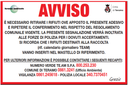 modifiche conferimento rifiuti secchi