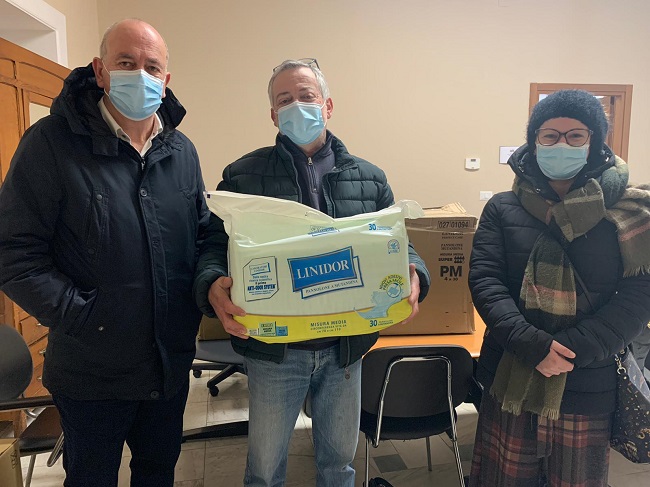 donazione pannoloni atri