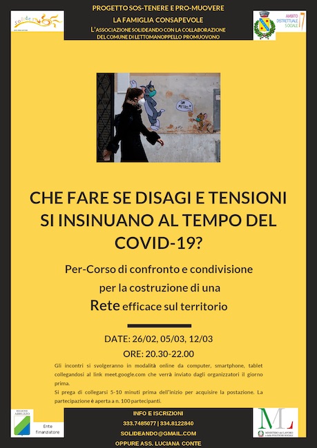 Che fare se disagi e tensioni si insinuano al tempo del Covid-19?