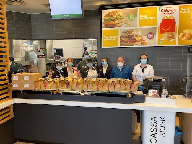 McDonald's Sempre aperti a donare L'Aquila