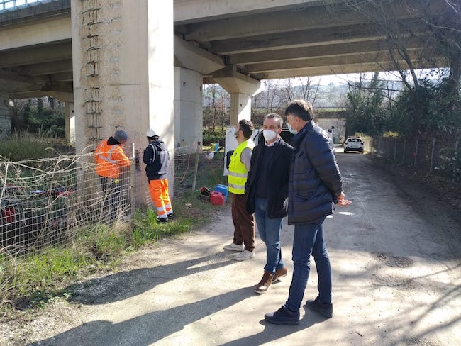 sopralluogo ponte cartecchio
