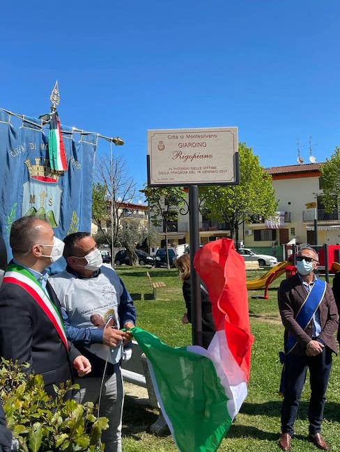 intitolazione giardino rigopiano