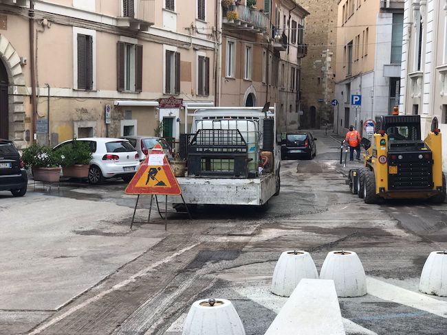 lavori centro chieti