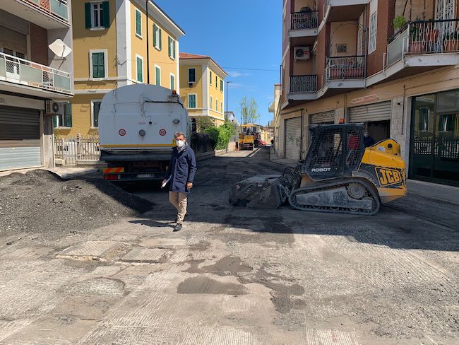 rifacimento manto stradrale pescara