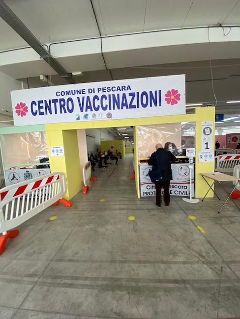 centro vaccinazione pescara