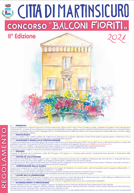 concorso balconi fioriti 2021
