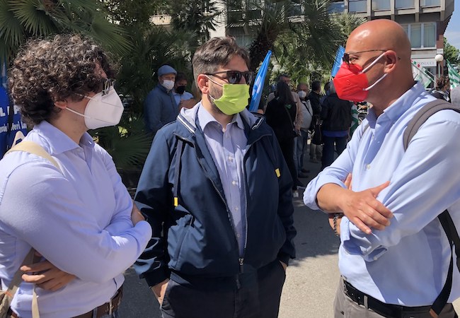 manifestazione lavoratori 28 maggio 2021