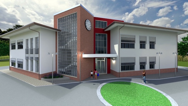 polo scolastico manoppello rendering