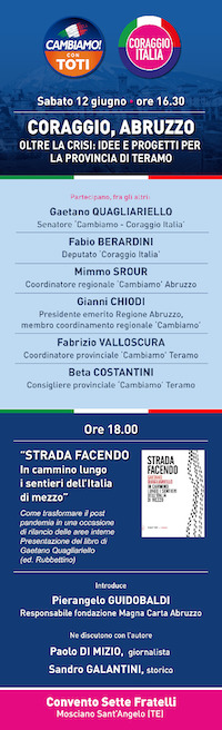 coraggio abruzzo 12 giugno 2021