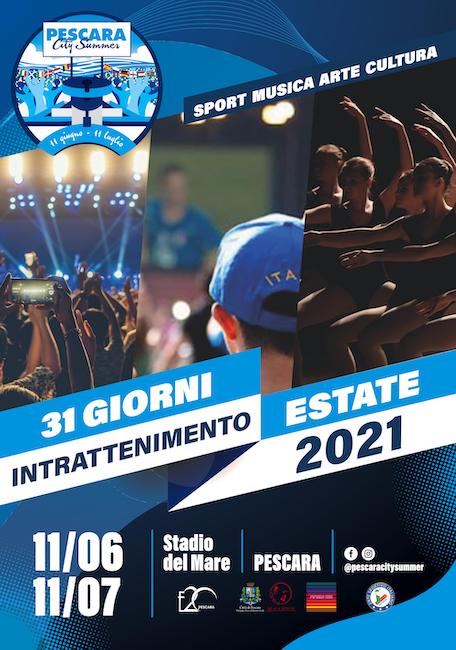 pescara city summer 2021 locandina