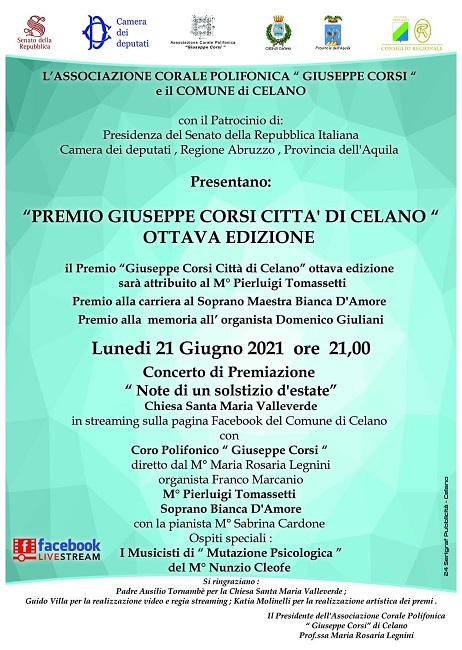 premio corsi celano
