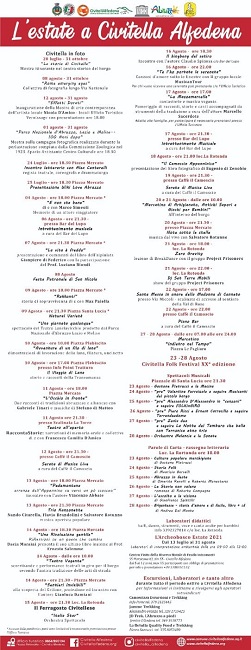 Calendario manifestazioni