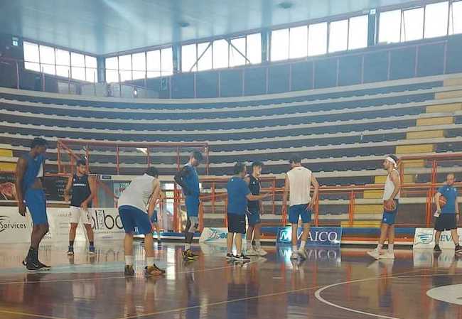 allenamento pescara basket