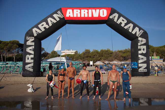 arrivo trofeo nuoto Pineto
